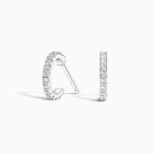 Idol Diamond Hoop Earrings