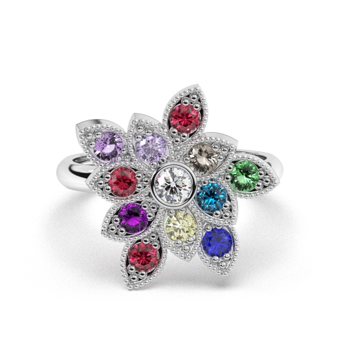 Luxurious flower ring