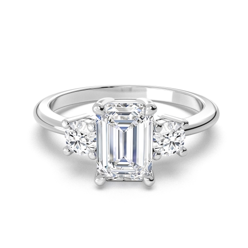 Elegant Veronica Three-Diamond Ring EM